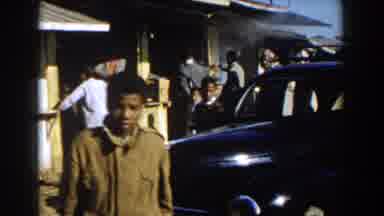 Casablanca (1959): Old Video Of People Walking Through A Market