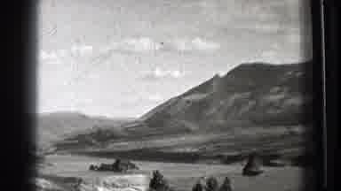 Washington-1939: Black And White Video Of The Grand Canyon From A Bus
