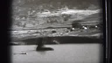Washington (1939): Black And White Footage Of Landscape Mountains Lake And Cloudy