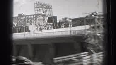 Washington (1939): Black And White Footage Driving Past An Old Castle Building