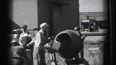 Washington (1939): Construction Workers Are Busy On A Rail Site Digging With