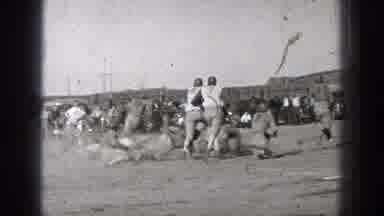 Washington (1939): Old Ruined Black And White Video Of A Rugby Match