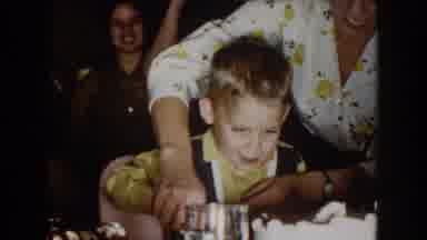 North Hollywood California (1961): A Woman Collects A Knife From Her Son To Cut A