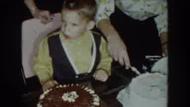 North Hollywood California (1961): A Little Boy Gets Impatient As His Mum Tries To