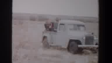 Lubbock Texas (1956): Men Returning From Hunting With Their Rifles In A White