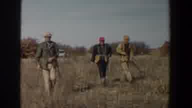 Lubbock Texas (1956): Three Hunters Search For Deers