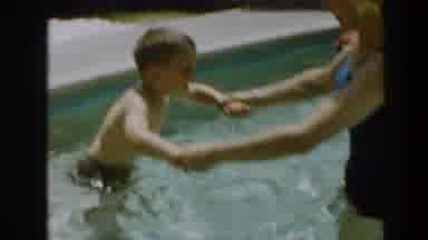 North Hollywood California (1961): Endless Fun At The Pool