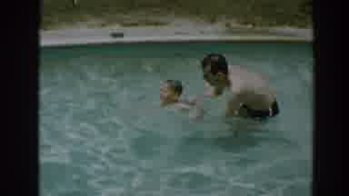 North Hollywood California (1961): Father Teaching Son To Win
