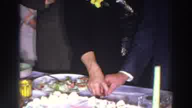 Madison Wisconsin (1966): Cutting Of The Cake As Neatly Dressed Men And Women