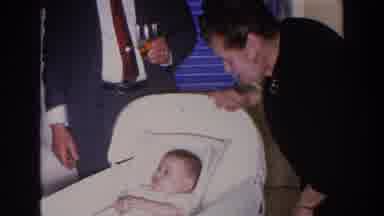 Madison Wisconsin (1966): Both Young And Old People Celebrate The Baby In A