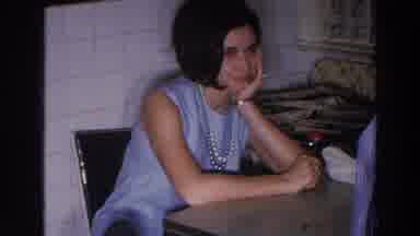Madison Wisconsin (1966): Beautiful Woman Sitting Showing Her Beauty And Her