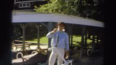 Madison Wisconsin (1966): A Guy Stands With A Fish In His Hands For Review