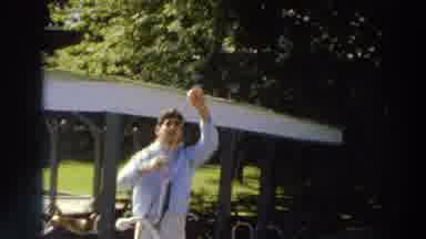 Madison Wisconsin (1966): A Young Man Standing On The Boat With The Fish Caught