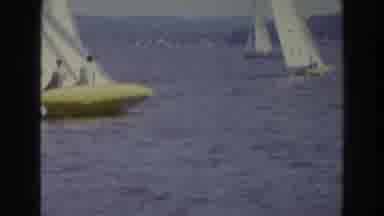 Madison Wisconsin (1966): A Collection Of Boats Are Seen Sailing Through The Ocean