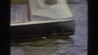 Madison Wisconsin (1966): Sailing Competition In A Lake In A Windy Day