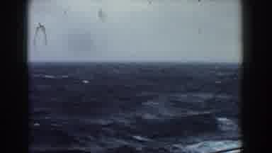 Atlantic Ocean (1959): Ocean Waves Sailing Large Ship Boat Dinghy Sea Pirate