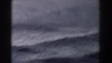 Atlantic Ocean-1959: Boat In Choppy Ocean Water In The Day Time