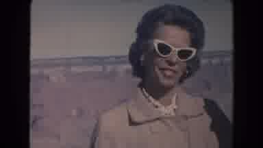 Arizona (1962): Middle Age Woman In Front Of The Grand Canyon National Park