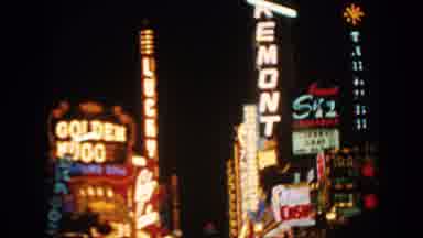 Arizona (1962): Bright Colorful Lights On A Clear Evening