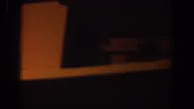 Lubbock Texas (1958): View Of Folded Objects On White Shelf In Dimly Lit Room