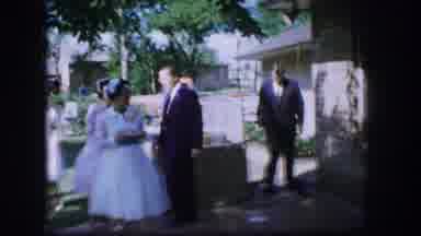 Moberly Missouri (1962): Very Happy People In A Beautiful Wedding