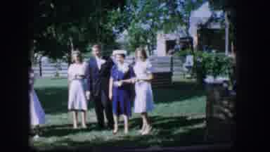 Moberly Missouri (1962): A Crowd Of Young People Stand In A Field While A Bride
