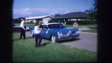 Moberly Missouri (1962): Two Children Throwing Some Stuffs At One Another