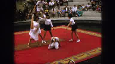 Austria (1963): Gymnastics Troupe Perform On Red Carpet Of Circus Within