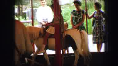 Austria (1963): View Of Children Riding Ponies On A Bright Sunny Day