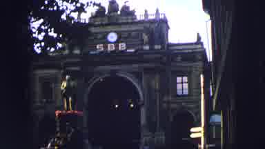 Zurich Switzerland (1963): European City In The s Cars Drolly Buildings Night Day