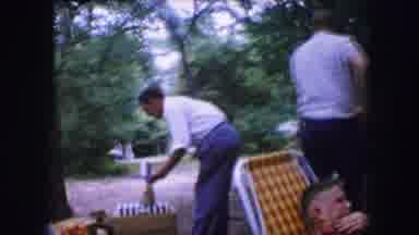 Dallas Texas (1964): During The Picnic In The Park The Men Relax While The Ladies