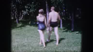 Dallas Texas (1964): People Having Fun Trying Out Water Sports With Speed Boats