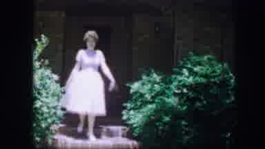 Fort Worth Texas (1964): Girl In A Nice Outfit Attends To Watch Her First Running