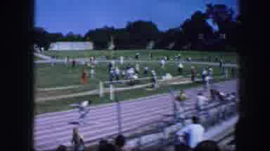 Fort Worth Texas (1964): A Running Competition Is Happening With More Than Seven