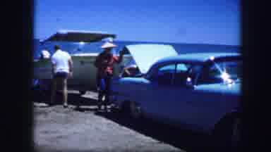 Fort Worth Texas (1964): Men Alight From A Car To Secure A Boat For Recreation