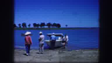 Fort Worth Texas (1964): Men And Women About To Board A Boat On A Trip Across The