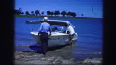 Fort Worth Texas (1964): Checking The Speed Boat To Know If Its Ready To Sail The