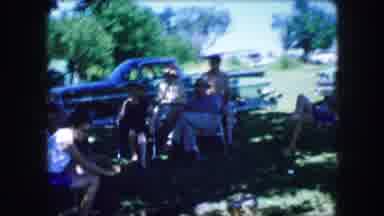 Lewisville Texas (1965): Family Gathers Around Having Fun