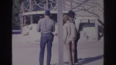 Sarasota Florida (1969): Western Clip Of Cowboy Wearing Vest And Hat Pointing Gun