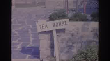 Sarasota Florida-1969: Tea House Sign In Garden