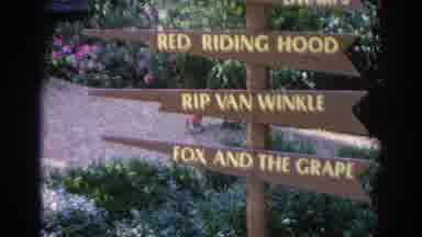 Sarasota Florida (1969): Sign Depicting The Entrance To A Garden And A Park