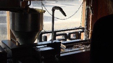 NEDERLAND COLORADO-2015: Small Object In A Fryer From Inside Of A