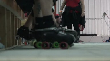 DENVER COLORADO-2015: Rollerblading With Cart Wheels Is A Very Relaxing And Fun