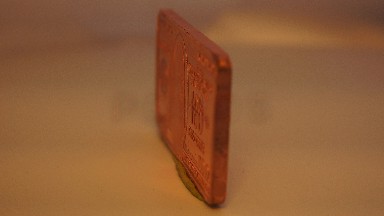 Bronze Rectangle Coin The United States Of America One Hundred Dollars