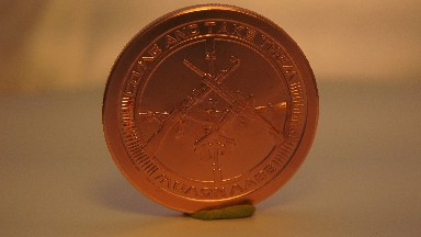 A Spinning Golden Coin With A Weapons Coat Of Arm Appears To Be d Graphics And