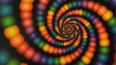 Spiral Color Wheel Of Beads Memorizing Spiral Wheel Of Colors