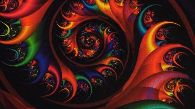 Hypnotic Tune Spinning Baffling Blowing Mind Mindfulness Colorful Dragon Curves