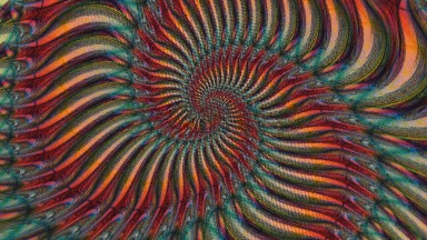 Swirling Illusion On A Clockwise Direction