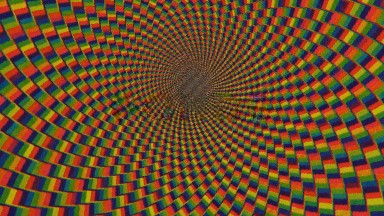 Continuous Colorful Spinning Wheel For Hypnosis On A Loop And Makes You Dizzy