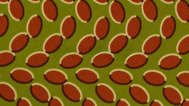 Rotating Red Yellow And Green Graphic Design Pattern